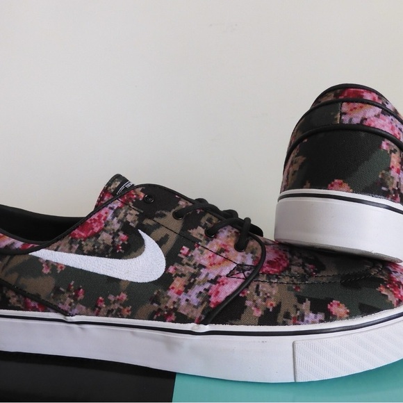 NIKE SB ZOOM STEFAN JANOSKI PR "DIGI FLORAL" MULTI COLOR-BLACK SZ 11.5 - Picture 5 of 12